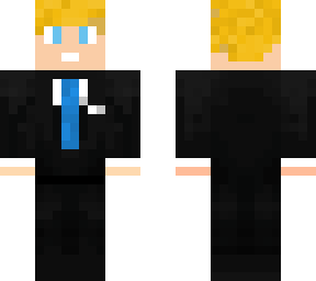 blond tuxedo
