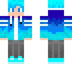 blue fire hoodie