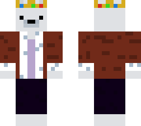 polar bear in jacket