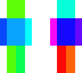 rainbow skin