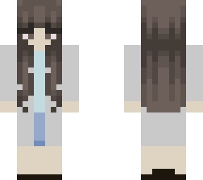 brown haired girl with long cardigan 2.0