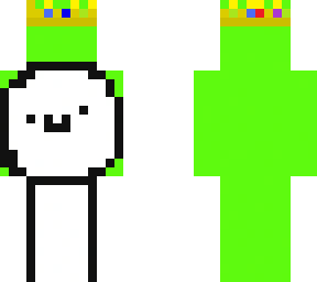 derp with technoblade crown