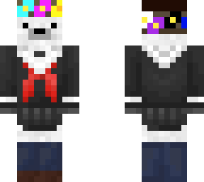 my pride flowery polarbearman schoolgirl