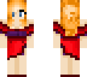 red mini dress