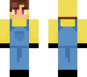 a guy in a minion costume