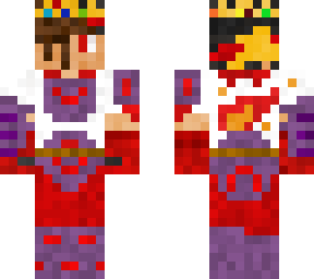 acerico red sadist netherite armor techno crown enchanted