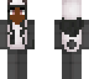 black girl panda onesie (onesie not mine)