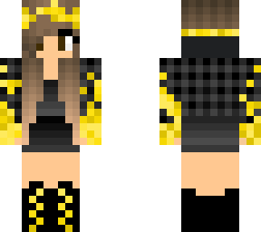cute autumn girl (yellow)