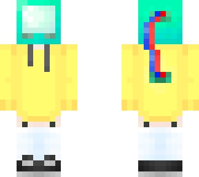 cyan robot head