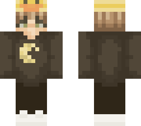 golden boy with duck hat
