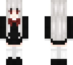 grey haired girl