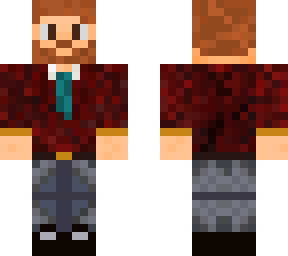 maroon suited