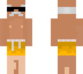 old man tanned