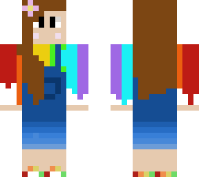 rainbow girl