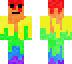 rainbow spongebob kitty cat