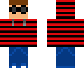 red and black ganster