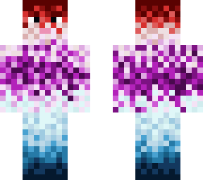 red purple blue