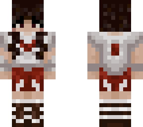 silver and red gladiator girl