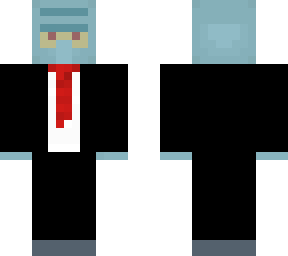 simple squidward in a suit