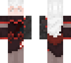 the veiled lady (red)