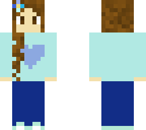 blue girl