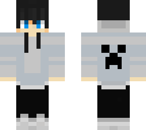 gray hoodie boy