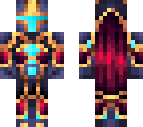 knight with glowy stuff under