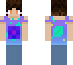mangoorange eyes (summer violet shirt)