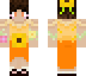 mangoorange eyes (sunflower dress)