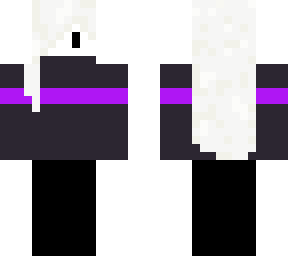 purple striped sweater