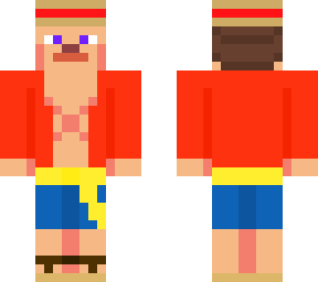 steve as luffy d monkey