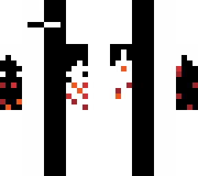 white and black