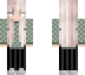 || green checkered shirt girl ||