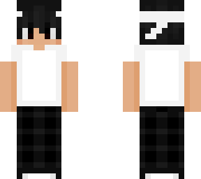 black and white
