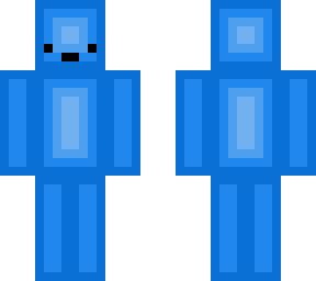 blue cute slime