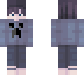 boy w/ creeper face sweater