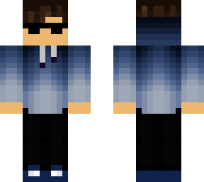 gradient blue jacket boy
