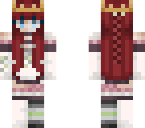 half ghost redhead w/ crown