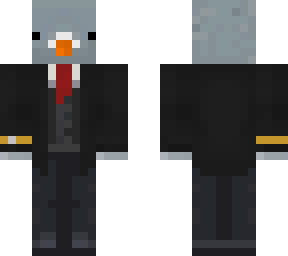 pigeon in suit