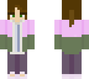 two tone jacket girl