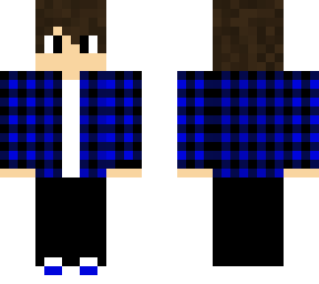 blue shirt boy