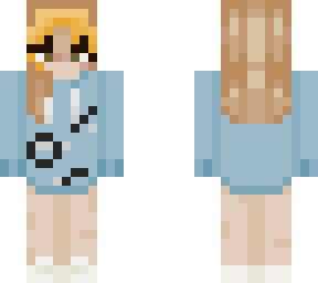 blue sweatshirt