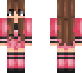 brown hair pink sailor