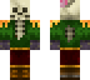 exposed brain skeleton man