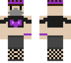 goth with purple accents