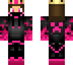pink flame girl