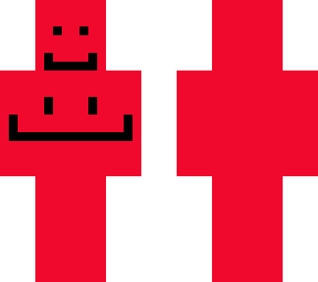 red with derp smile