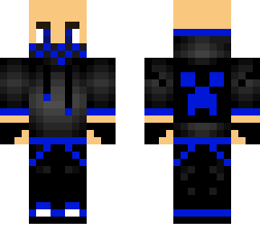 bald blue gamer boy