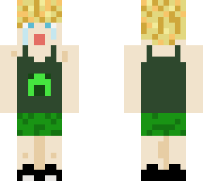crying bleached hair guy