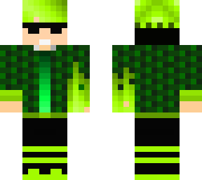 funky skin #4 luvky green